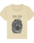 Cute & Comfy Blue Chow Chow Baby T-Shirt – Perfect for Little Dog Lovers!