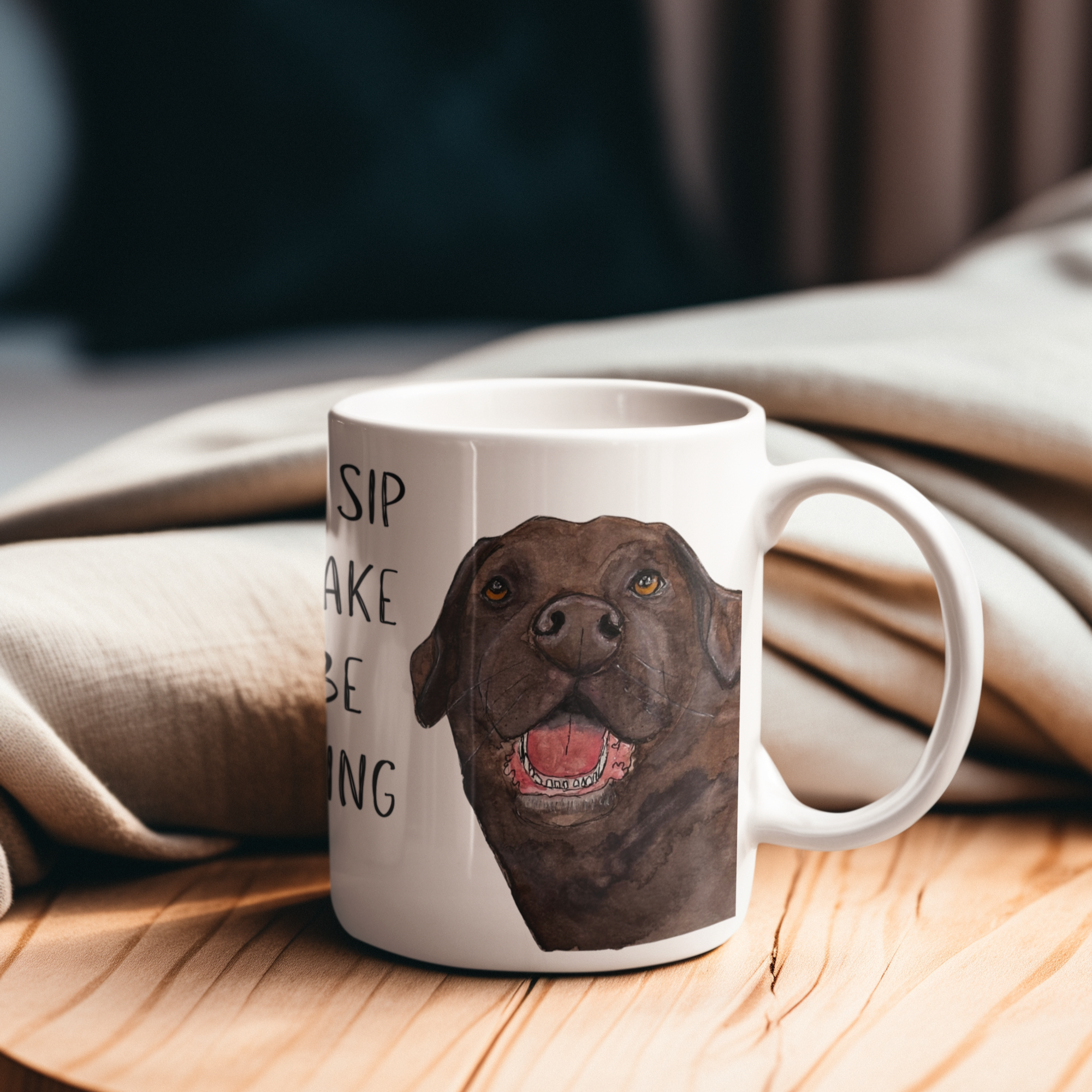 Labrador Mug – Powered by Caffeine &amp; Crumbs