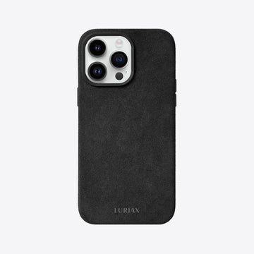 Luxurious Alcantara iPhone Case - Elegant, Protective & MagSafe Compatible by Luriax at brixbailey.com