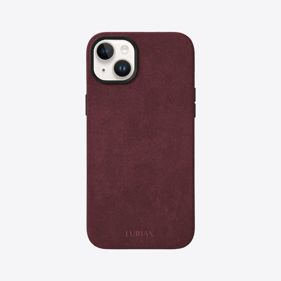 Luxurious Alcantara iPhone Case - Elegant, Protective & MagSafe Compatible by Luriax at brixbailey.com