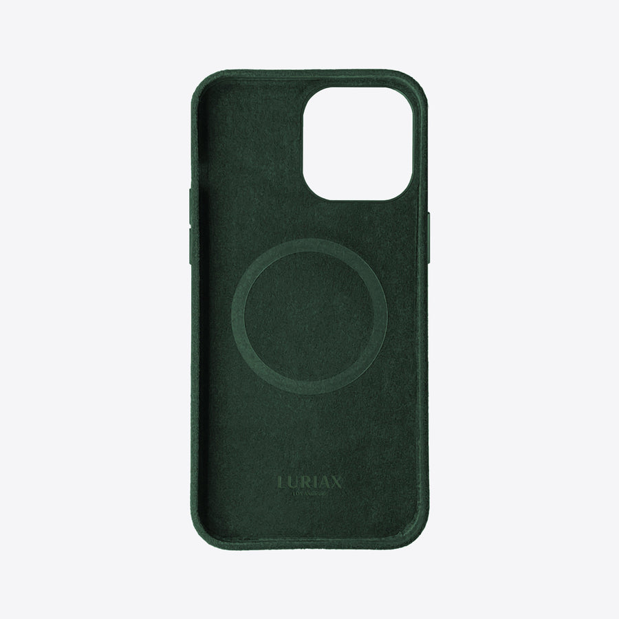 Luxurious Alcantara iPhone Case - Elegant, Protective & MagSafe Compatible by Luriax at brixbailey.com