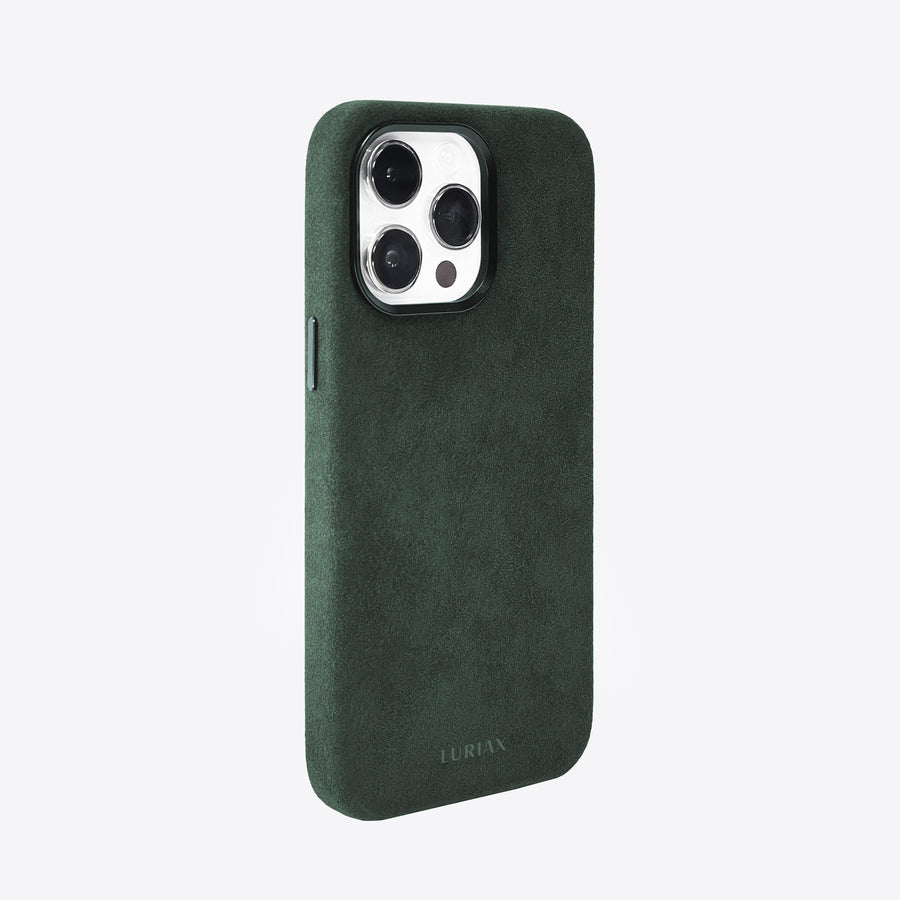 Luxury Alcantara iPhone Case – Elegant, Shock-Absorbing & MagSafe Compatible by Luriax at brixbailey.com