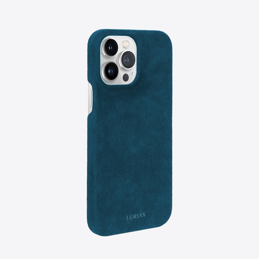 Luxurious Italian Alcantara iPhone Case - Slim, Protective & MagSafe Compatible by Luriax at brixbailey.com