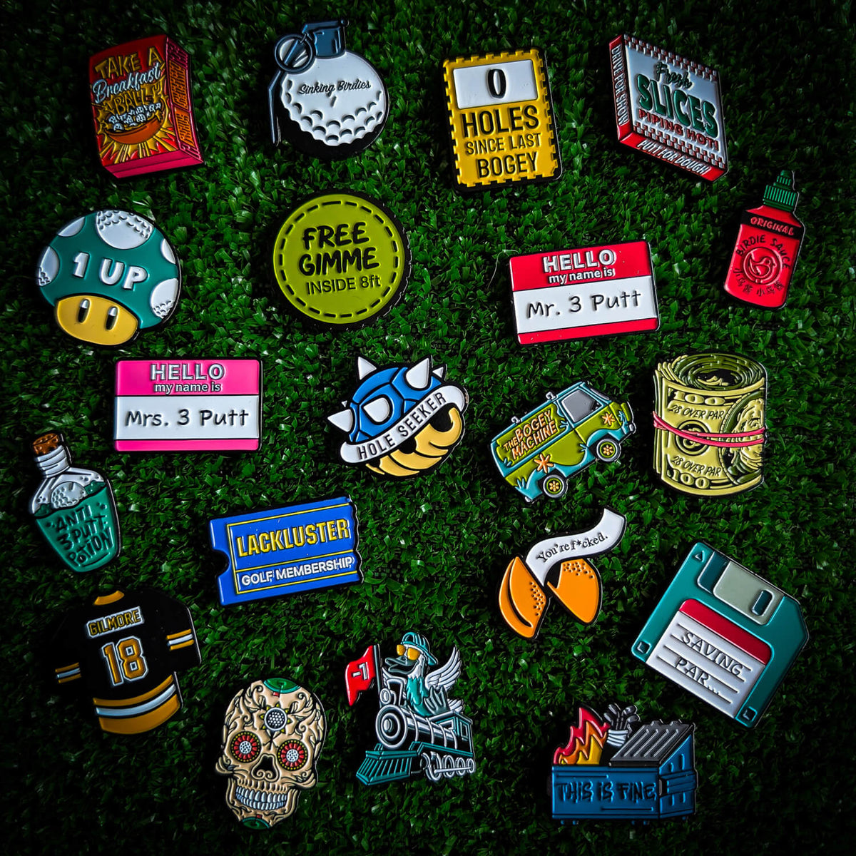 Fresh Slices Golf Ball Marker