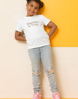 Turns Three 3rd Birthday T-Shirt Personalised Name