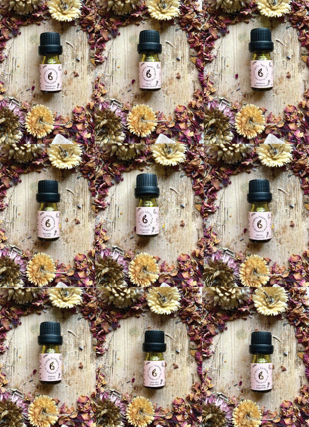 Full Set of 8 Organic Essential Oils – Stress, Energy &amp; Sleep Support + FREE Lavender Oil
