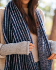 Coastal Stripe Alpaca Scarf