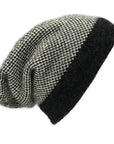 Midnight Interwoven Alpaca Beanie