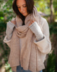 Gray Essential Knit Alpaca Gloves