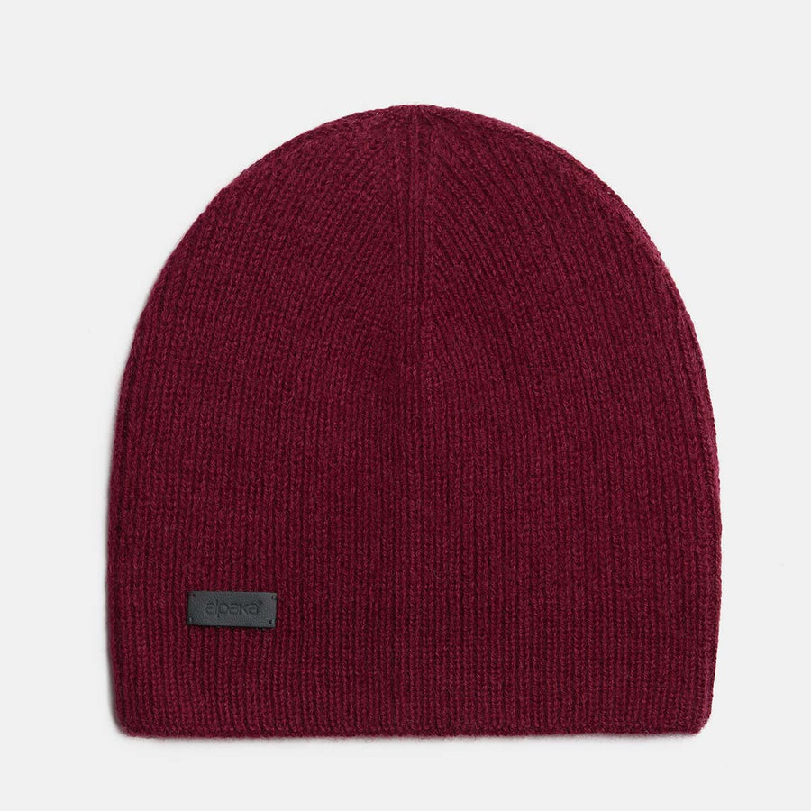 Natural Baby Alpaca Wool Fisherman's Rib Beanie - Unisex Adult