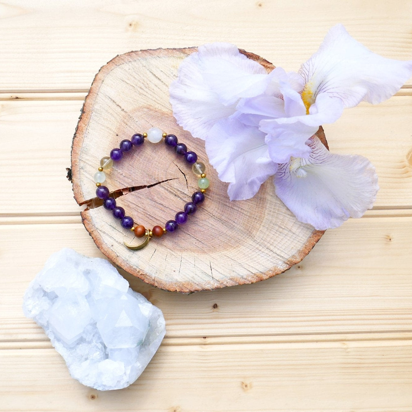Amethyst Mala Bracelet