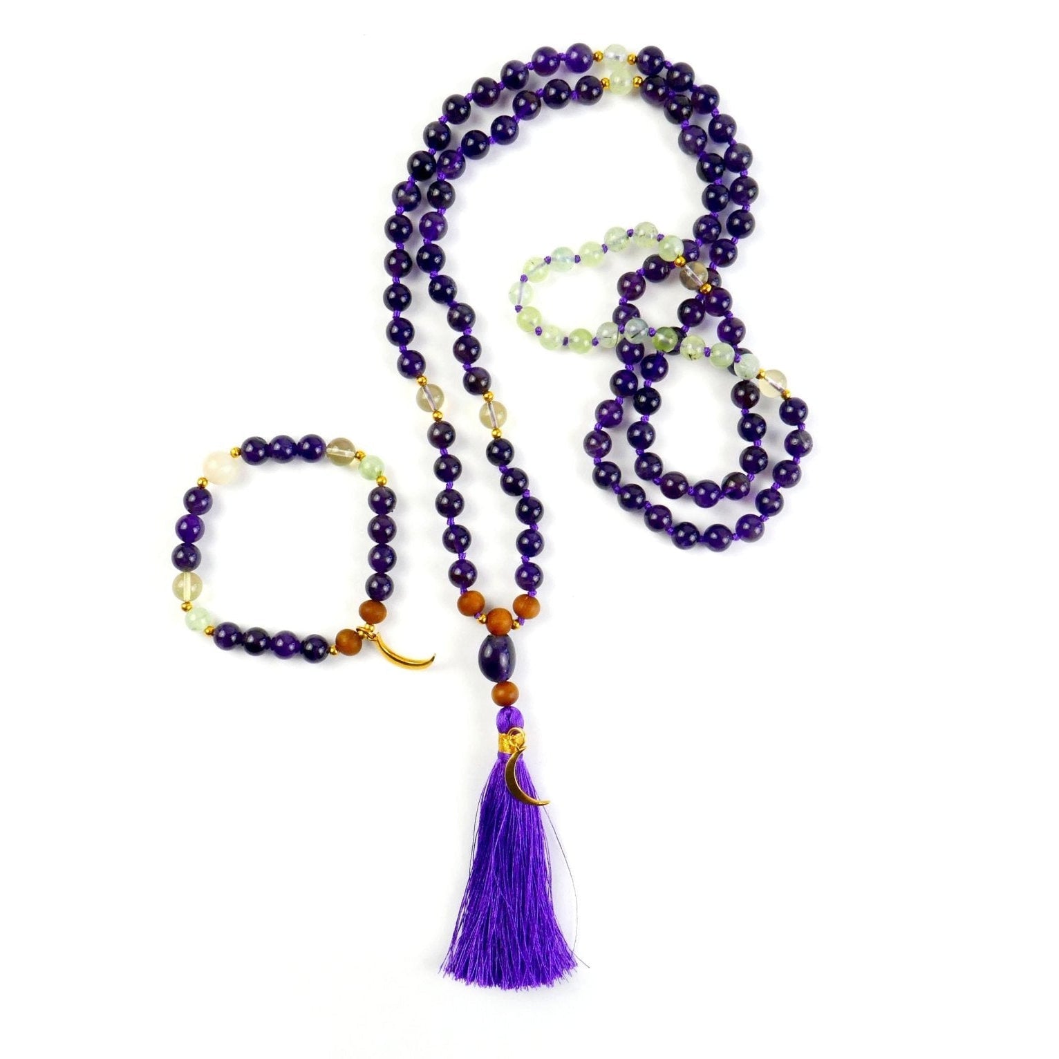Amethyst Pure Crystal Jewellery Set