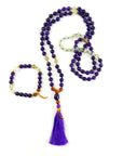 Amethyst Pure Crystal Jewellery Set