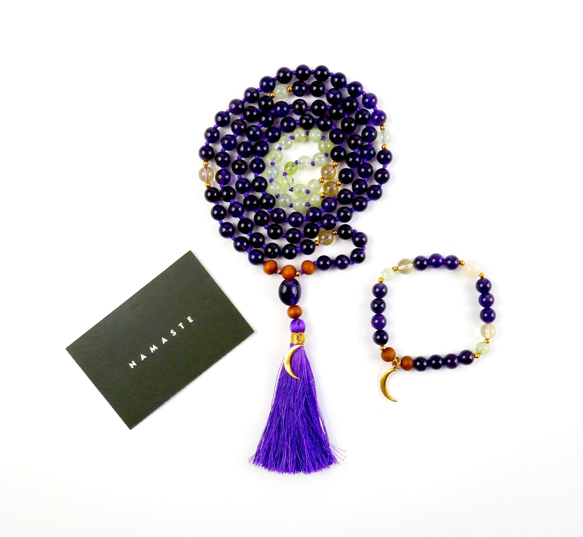 Amethyst Pure Crystal Jewellery Set