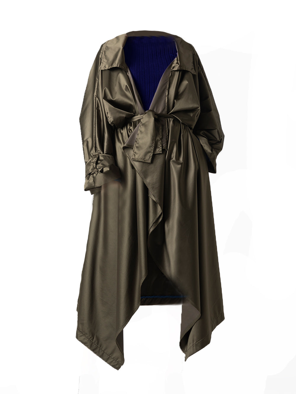 ANDREA Newlife Trench - Olive/Black-2