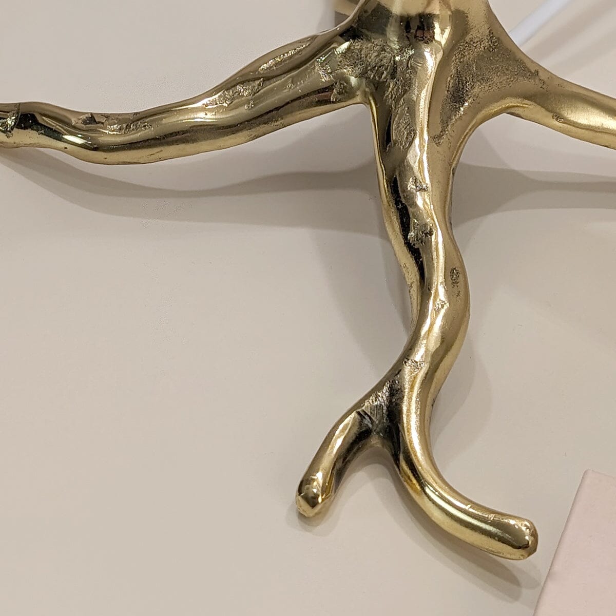 Angelina Premium Cream &amp; Gold Feather Table Lamp