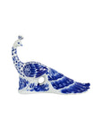 Antoinette Feathered Delft Peacock