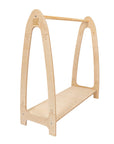 Arched Clothing Rack For Children - Large Natural Wood