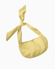 The Ella Linen Shoulder Bag in yellow