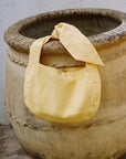 The Ella Linen Shoulder Bag in yellow