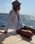 The Anna Blouse in white