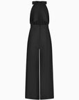The Sofia Halterneck Jumpsuit in black