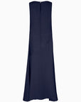 The Athena Maxi Dress in navy blue