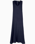 The Athena Maxi Dress in navy blue