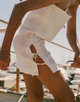 The Livia Tunic Top in off-white