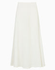 The Alina Back-Tie Maxi Skirt in off-white