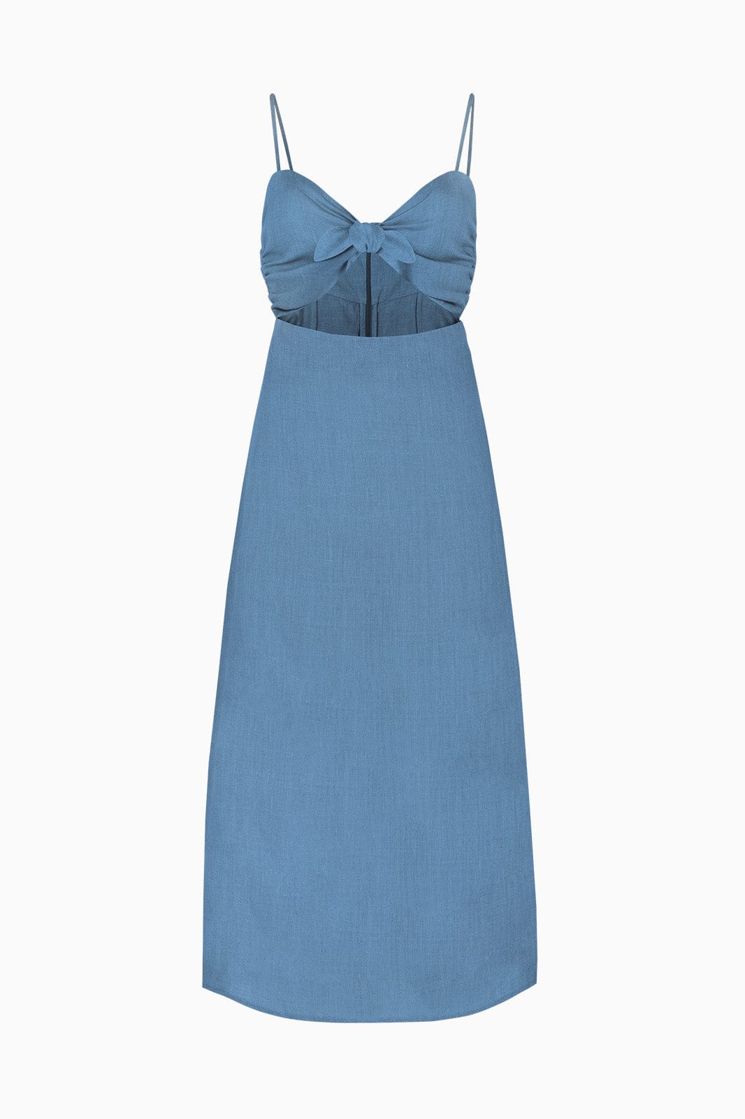 The Gabriella Midi Dress in poppy blue