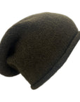 Army Green Essential Knit Alpaca Beanie