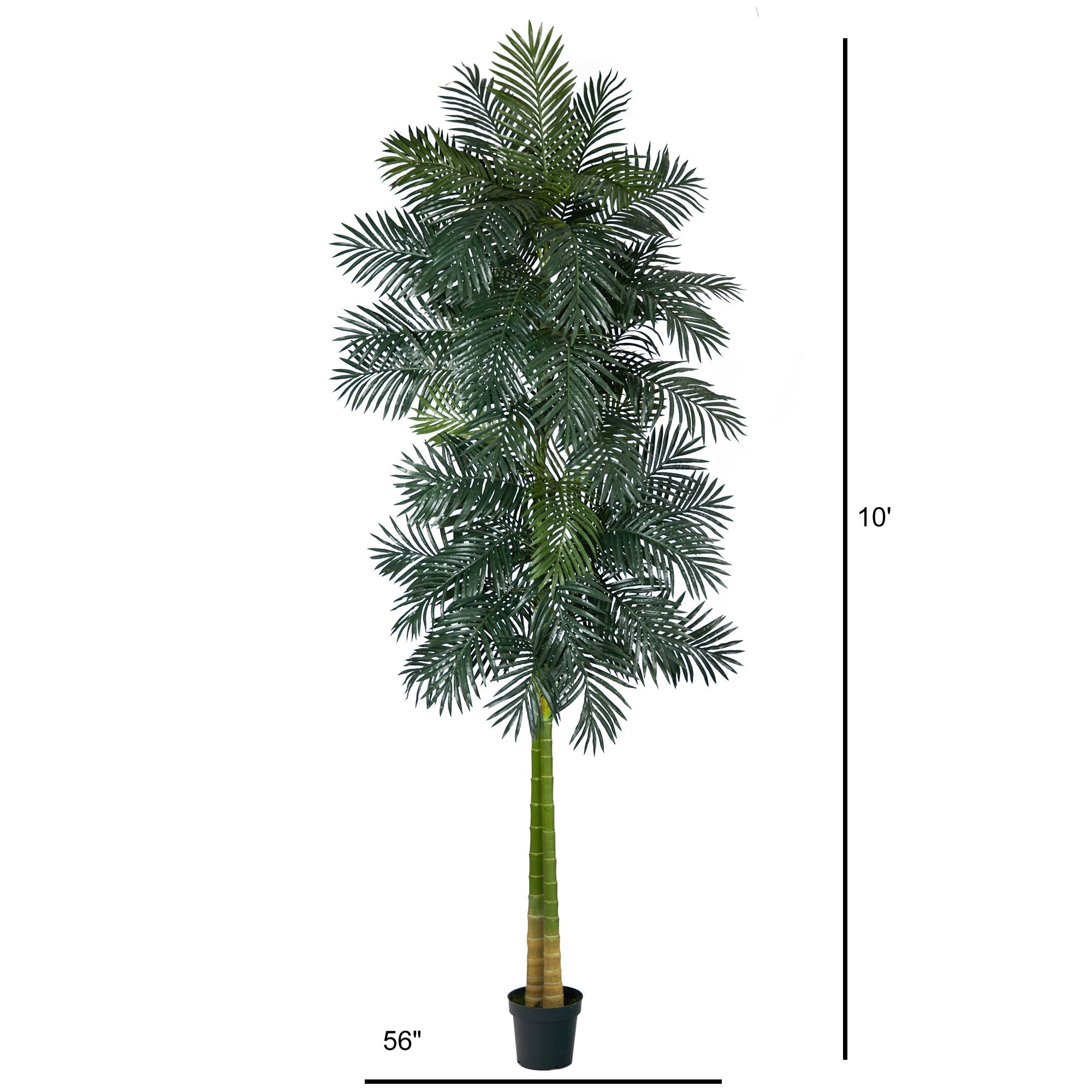 Golden Cane Artificial Palm Tree, 10'