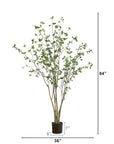 Minimalist Artificial Citrus Tree - 7'