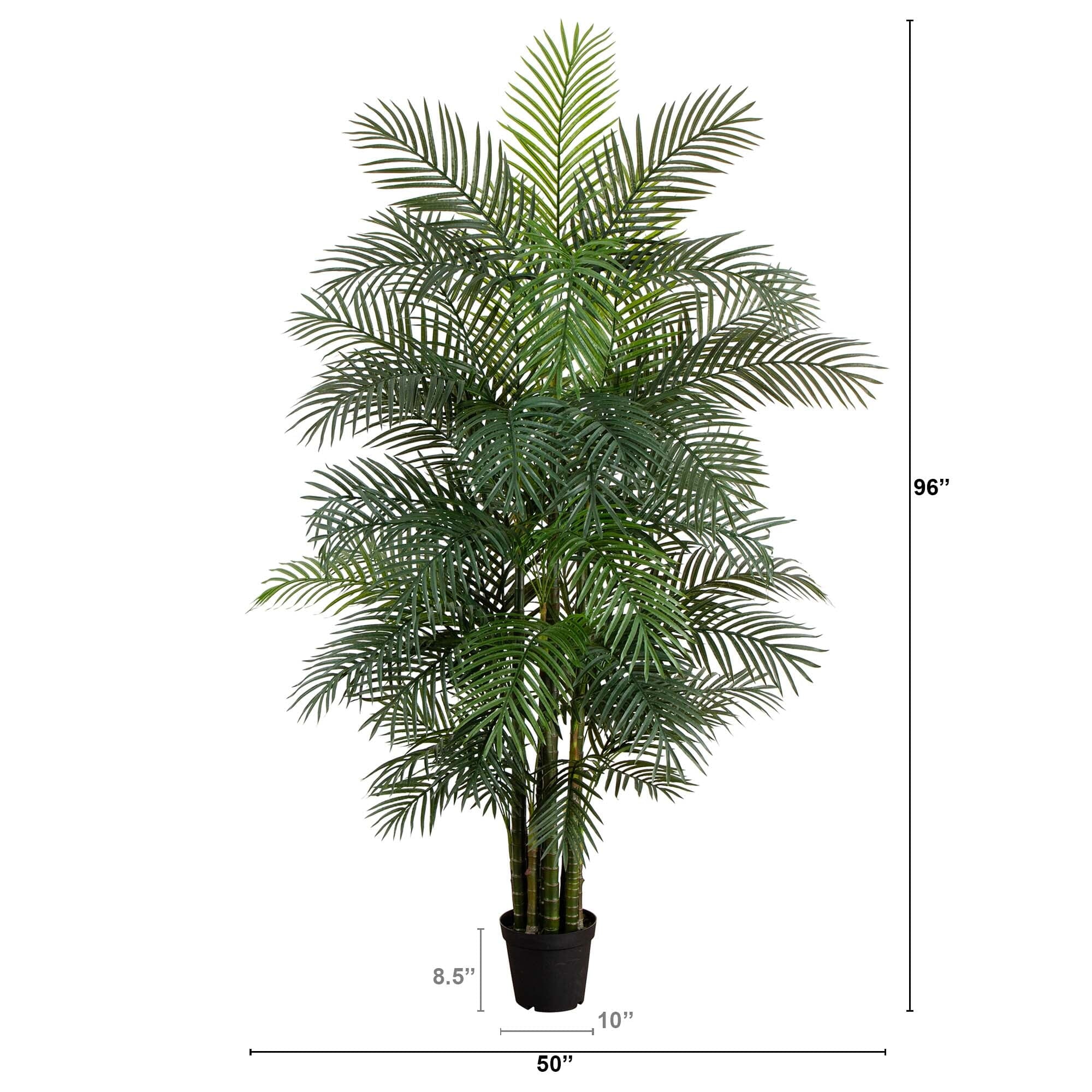 UV Resistant Artificial Areca Palm Tree (Indoor/Outdoor)