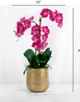 Artificial Orchid Arrangement | Tall Orchid Centerpiece