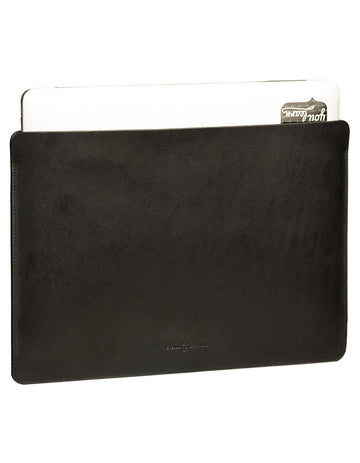 Handmade Leather Laptop Sleeve - Eco-Friendly, Custom Fit
