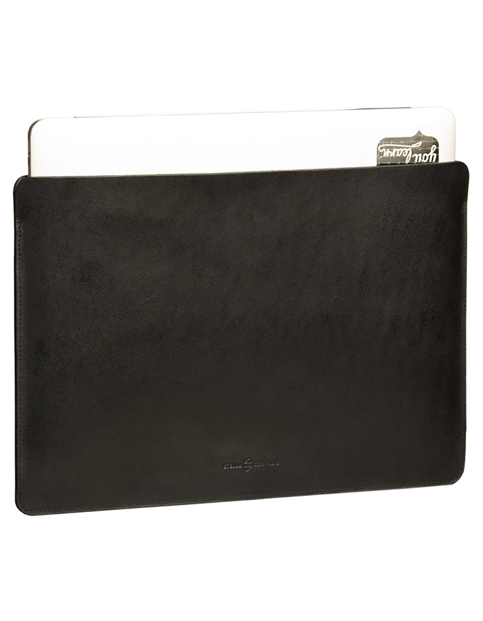 Handmade Leather Laptop Sleeve - Eco-Friendly, Custom Fit