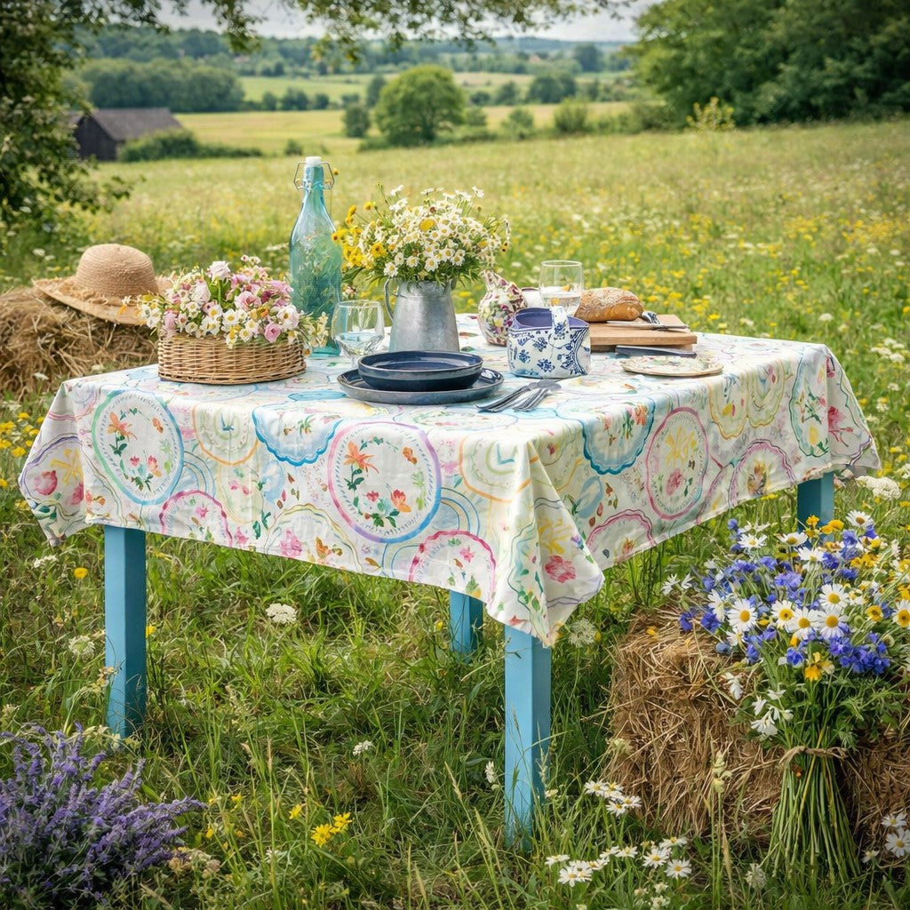 Tissus Assiettes