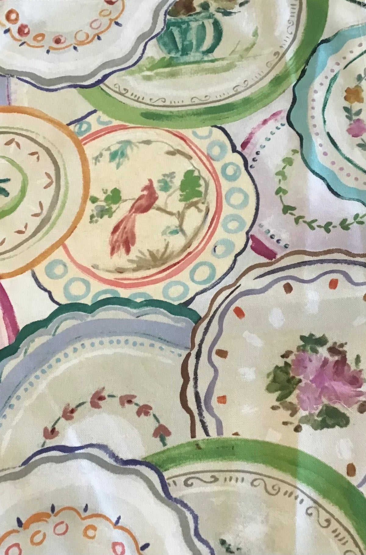 Tissus Assiettes