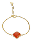 Tyche Gemstone Bracelet Carnelian