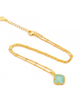 Pariba Onyx Gemstone Necklace in Gold