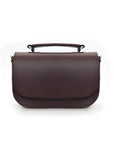 Aura Handmade Leather Bag - Marsala Red
