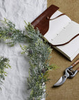 Frosted Pine Garland with Pinecones Winter Decoration