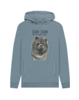 Blue Chow Chow Men's Hoodie – Featuring The Aloof Floof Design!