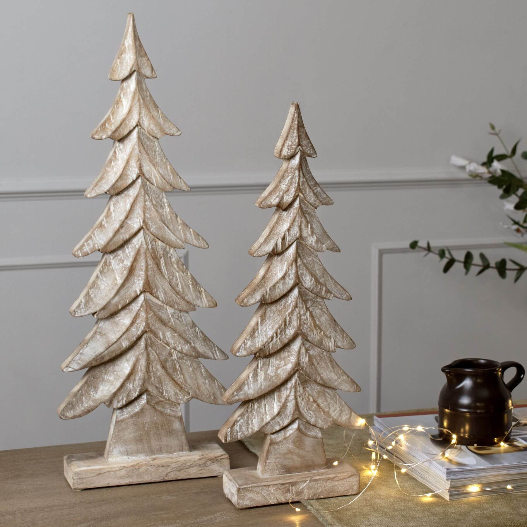 Handcrafted Wooden Christmas Tree | Festive Holiday Decor