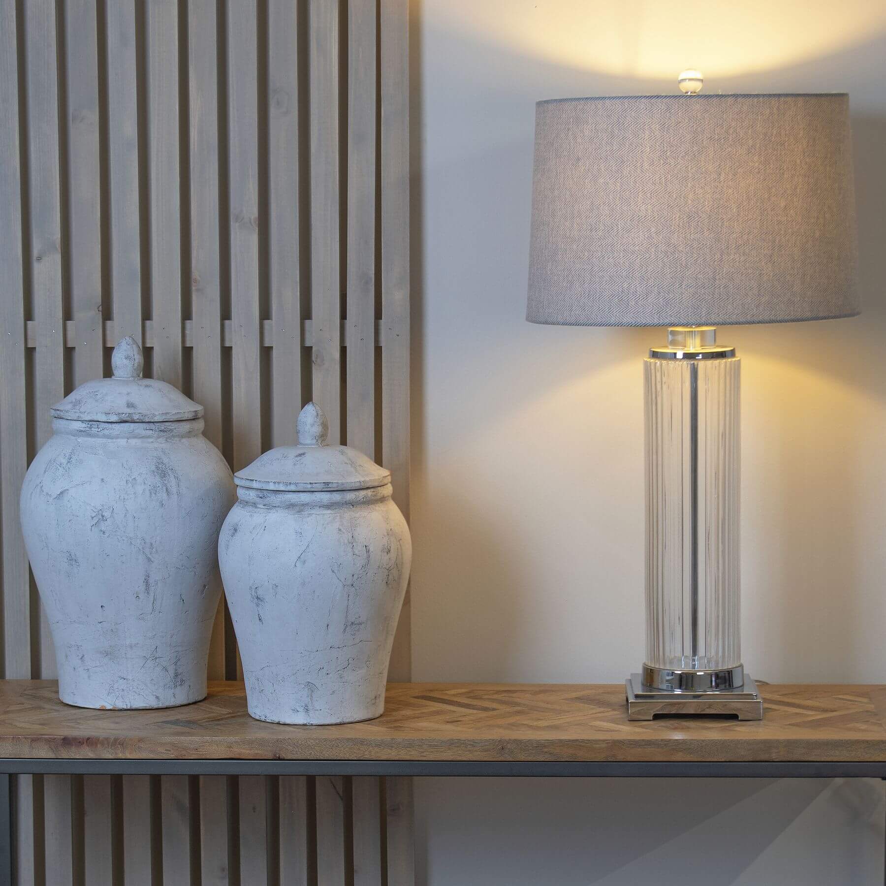 Elegant Bloomville Ginger Jar | Handcrafted Stone Decor