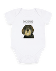 Mischievous Hot Dog Baby Bodysuit – Too Cute to Handle! Wire HairedDachshund