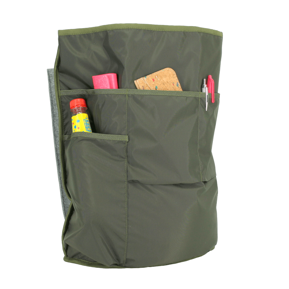 Cafe Backpack with G Hook in Khaki and Beige