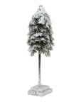 Frosted Cedar Winter Tree 40cm Tabletop Decor